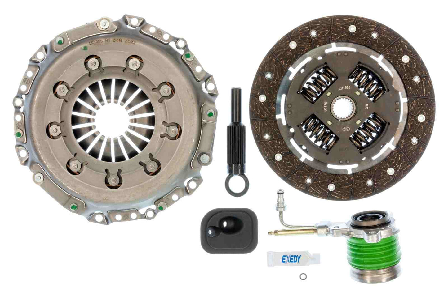 Exedy - Replacement Clutch Kit Kit Includes Slave Cylinder [Ford Contou