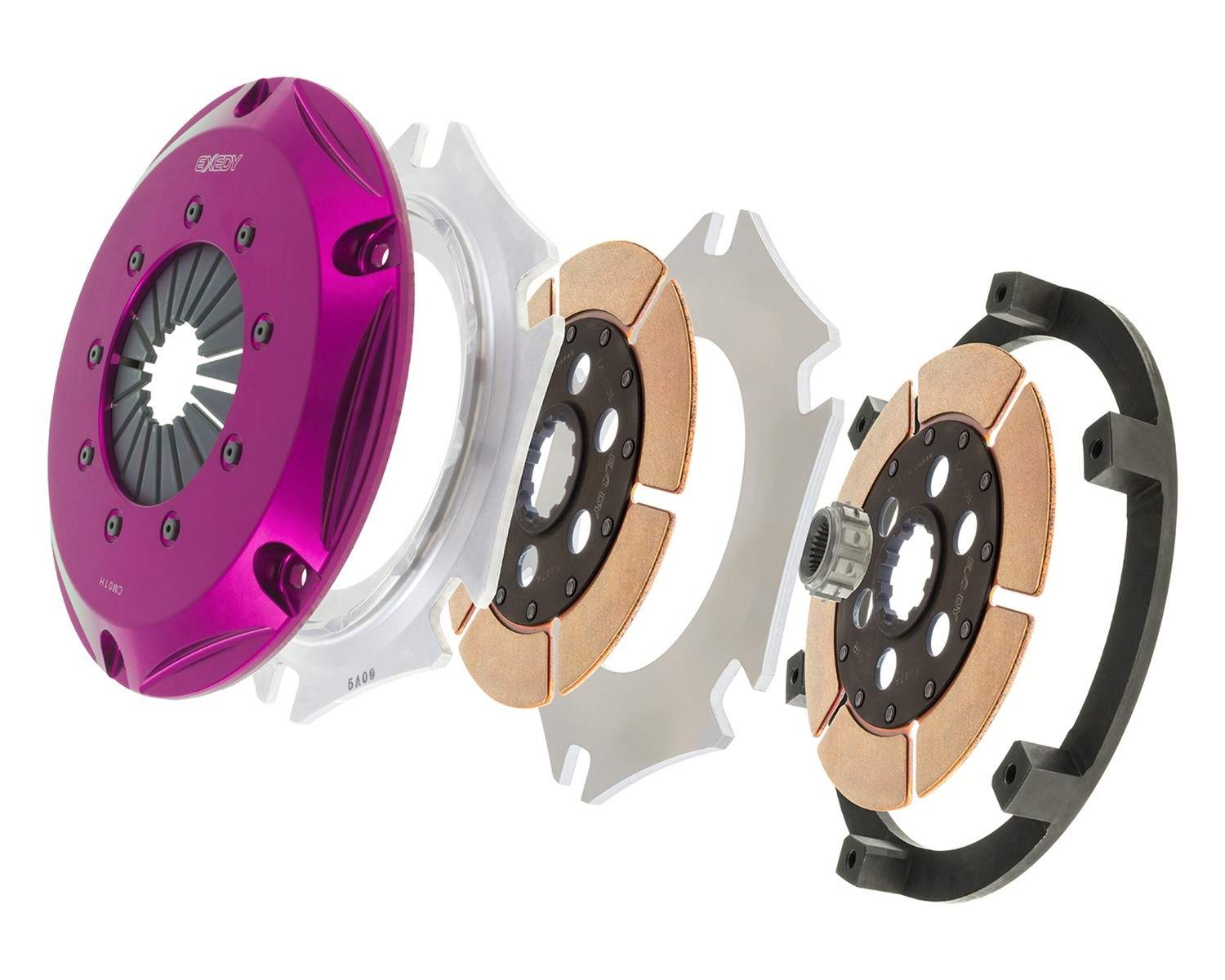 Exedy Universal Builder Series Twin Metallic Clutch Does NOT Incl FW Req. Custom Clutch Actuation FMR200