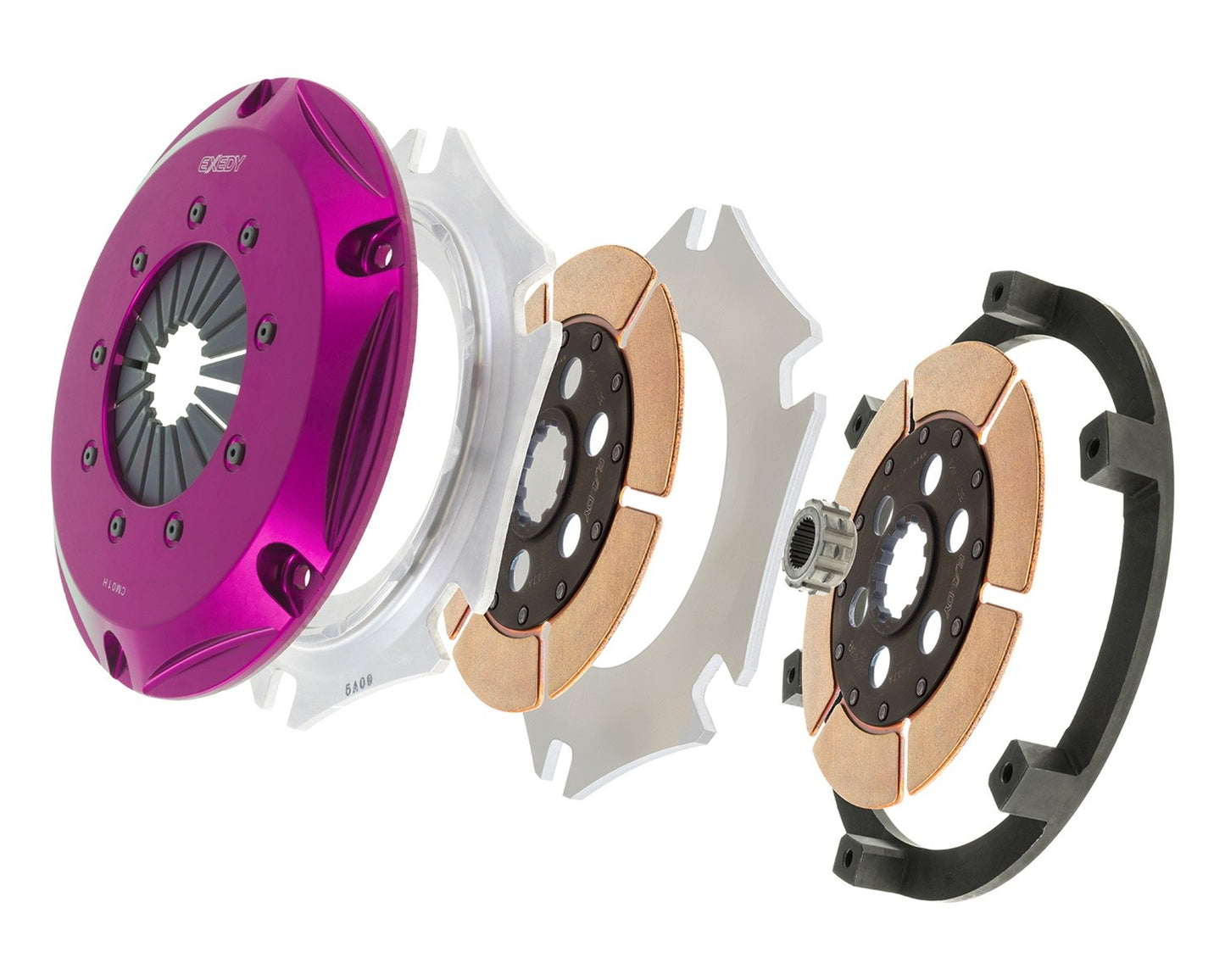 Exedy Universal Builder Series Twin Metallic Clutch Does NOT Incl FW Req'd Custom Clutch Actuation HMR200