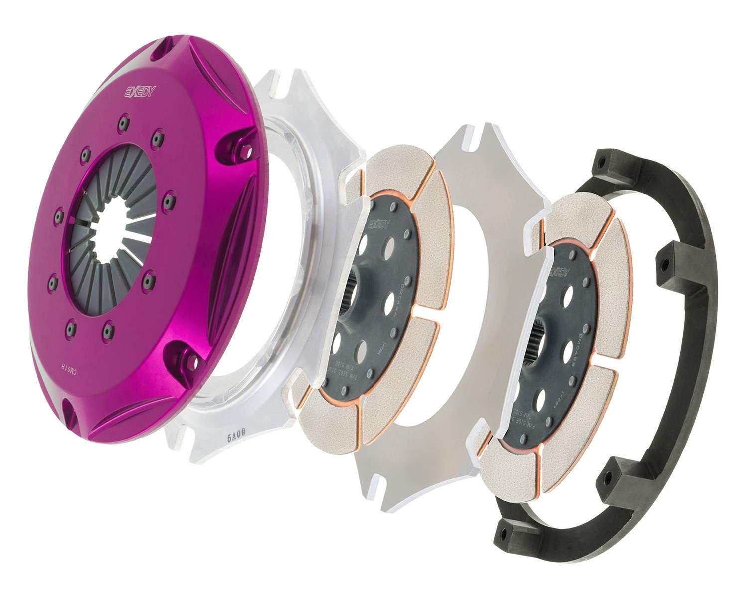 Exedy Universal Builder Series Twin Metallic Clutch Does NOT Incl FW Req'd Custom Clutch Actuation TYR200