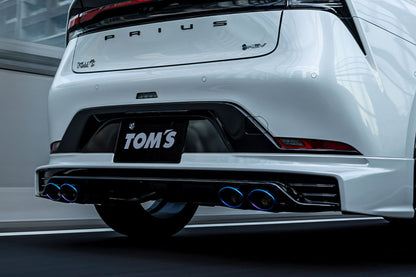 TOM'S Racing Quad Exhaust System (With TOM'S Racing Diffuser) - Toyota Prius (60) 2023+