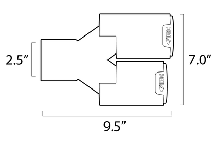 ARK 3.5" Slip-On Dual Tips