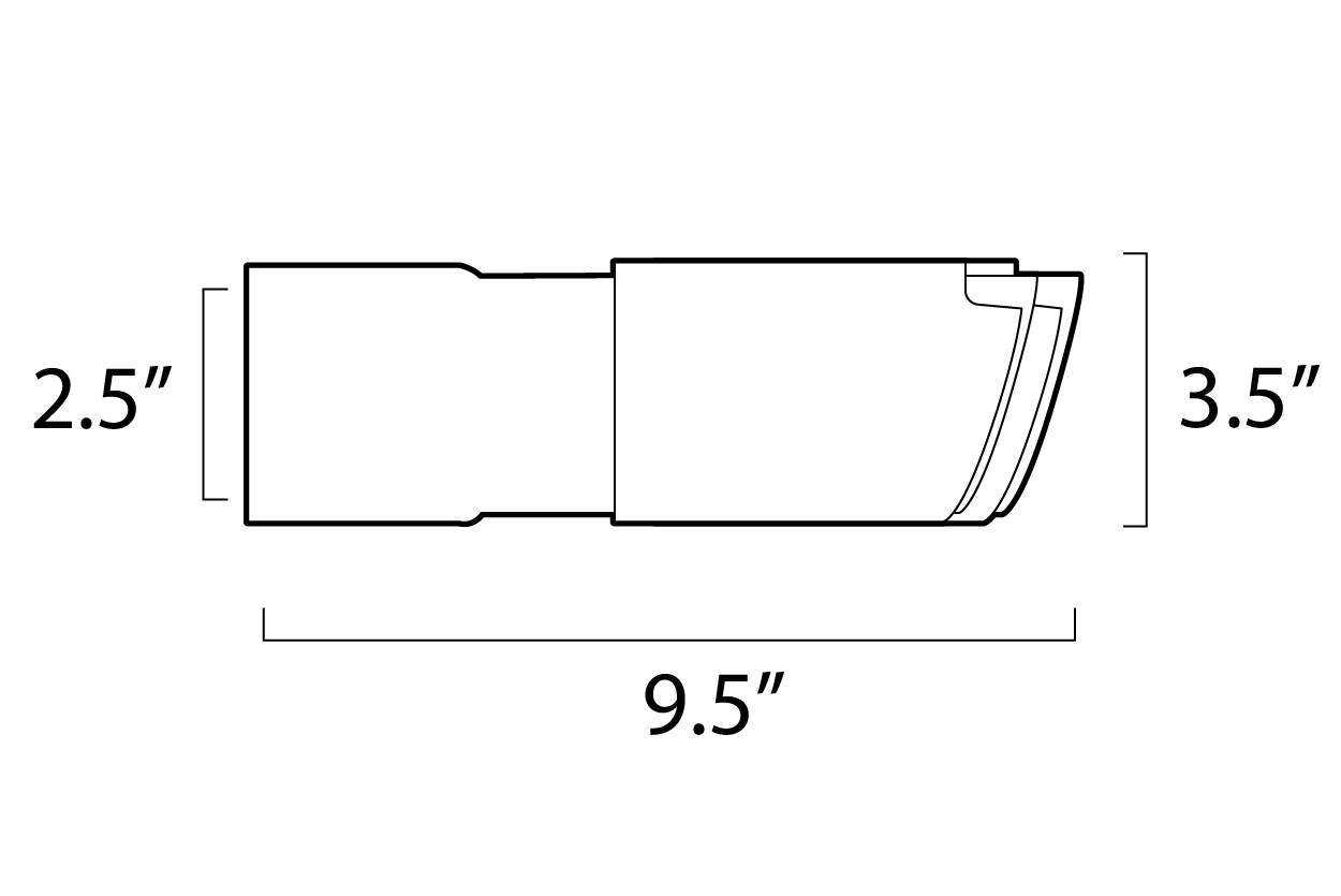 ARK 3.5" Slip-On Dual Tips