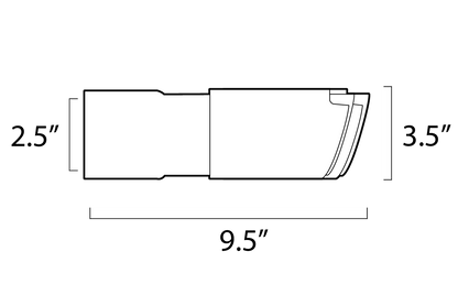 ARK 3.5" Slip-On Dual Tips
