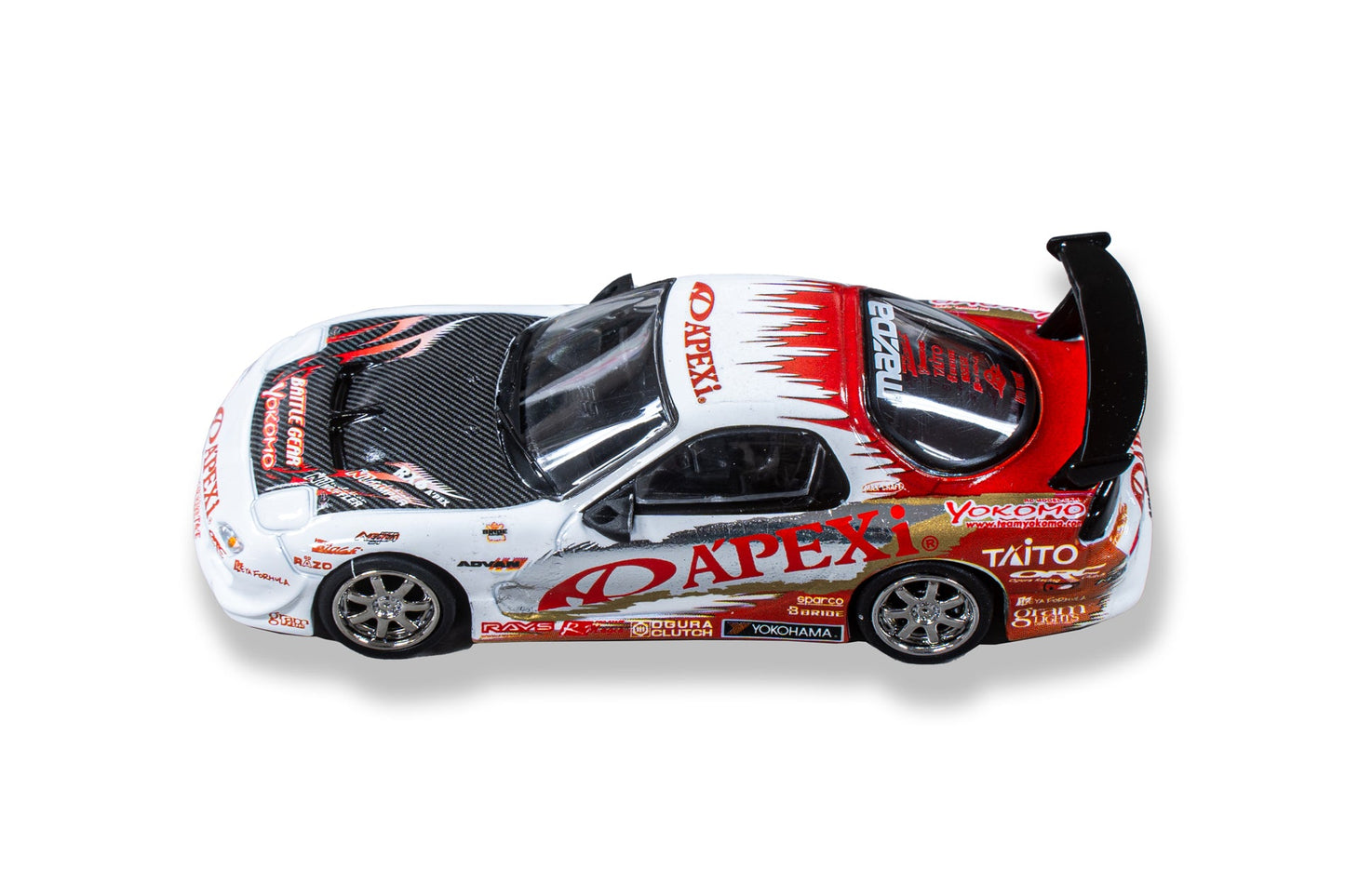 APEXi A'PEXi - A'PEXi RX-7 FD3S D1GP Project No.III - Tarmac Works x Vertex 1:64 Scale Die-cast