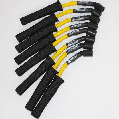 Granatelli "0 ohm" High Performance Spark Plug Wires Yellow 28-1629HTYB