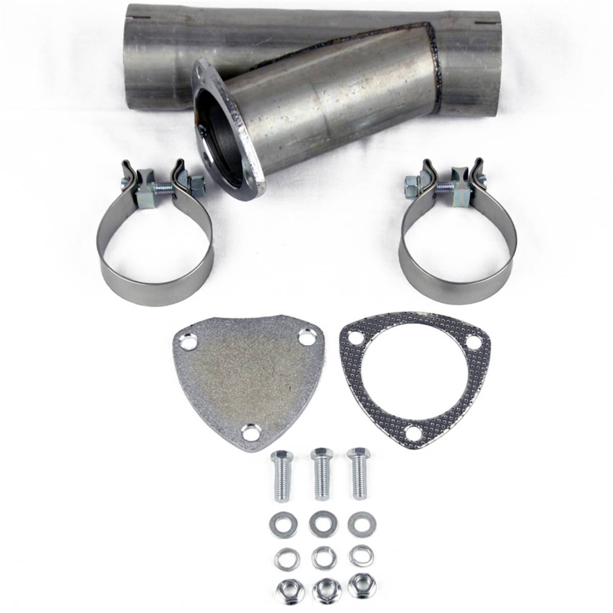 Granatelli Manual Exhaust Cutout Kit 304522 - Mild Steel Slip-Fit - 2.25"