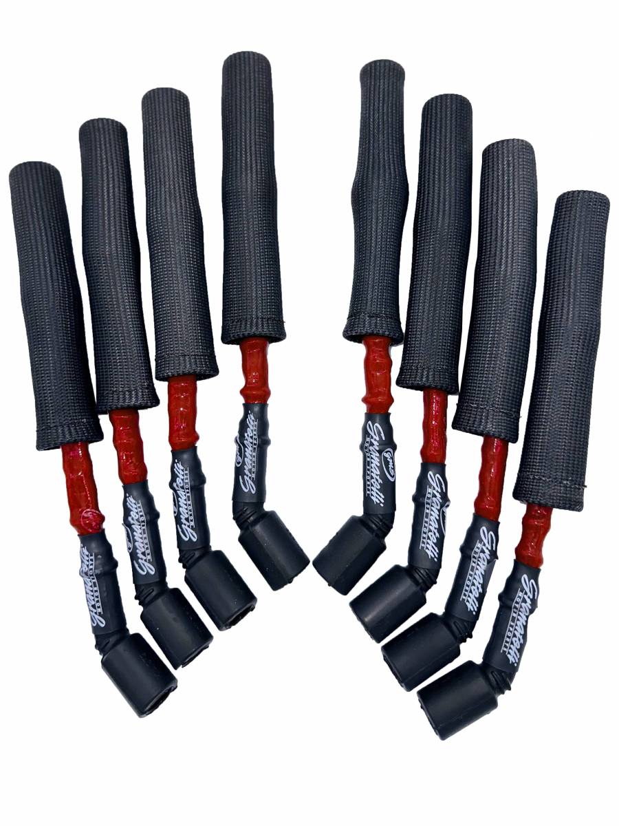 Granatelli "0 ohm" High Performance Spark Plug Wires Red 28-1811HTRB