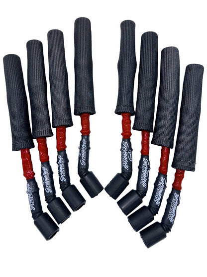 Granatelli "0 ohm" High Performance Spark Plug Wires Red 28-1811HTRB