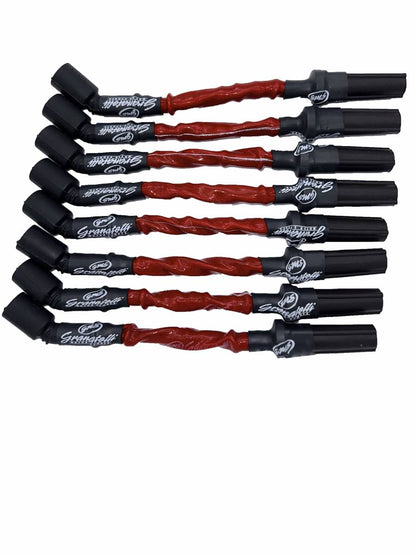 Granatelli "0 ohm" High Performance Spark Plug Wires Red 28-1545HTR