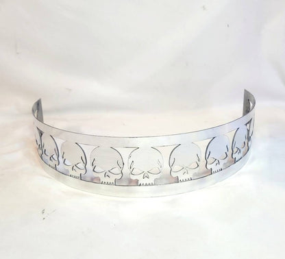 Granatelli Blingz Beauty Bandz, 14" Diameter, 3" Tall Air Cleaner Grill - Skulls