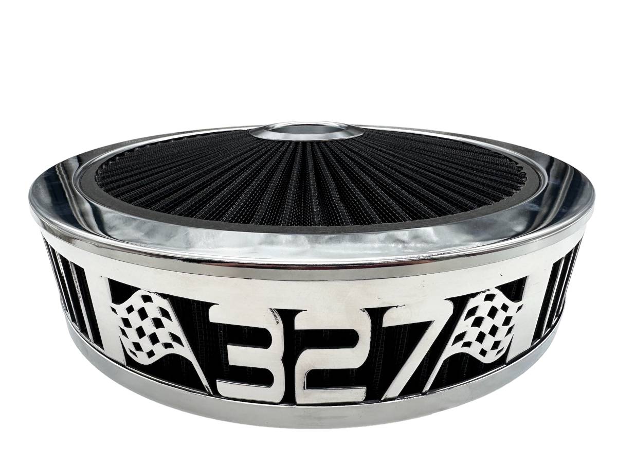 Granatelli Blingz Beauty Bandz Black and Chrome Air Filter Assembly , 327