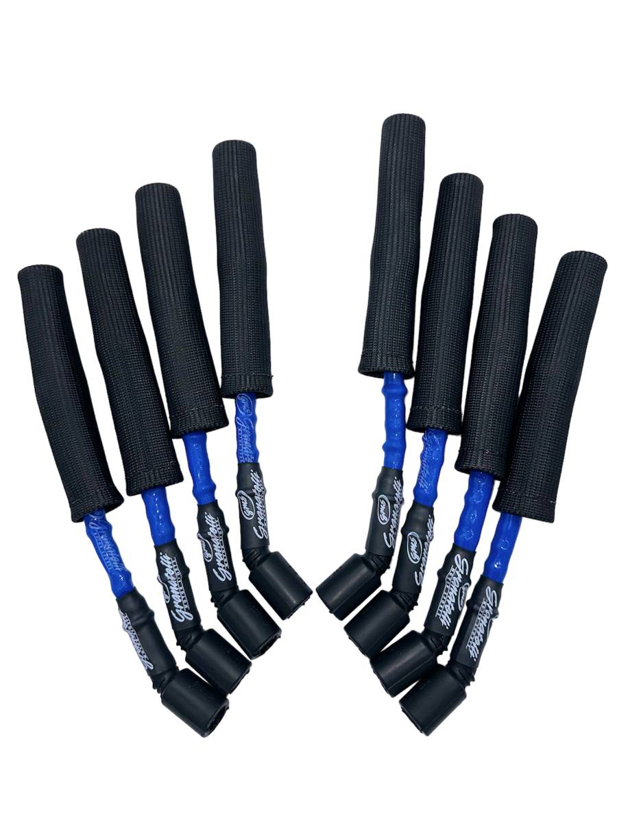Granatelli "0 ohm" High Performance Spark Plug Wires Blue 28-1811HTBLB
