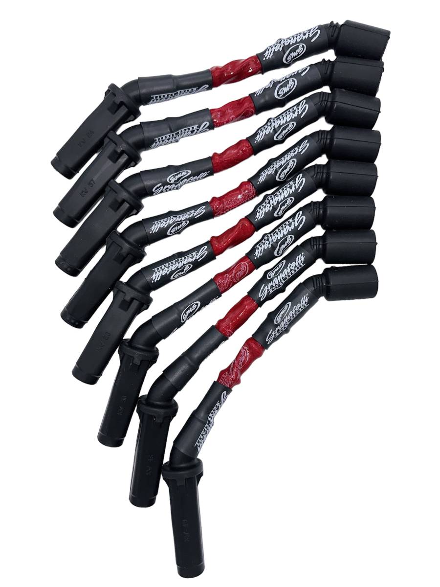 Granatelli "0 ohm" High Performance Spark Plug Wires Red 28-1811HTR
