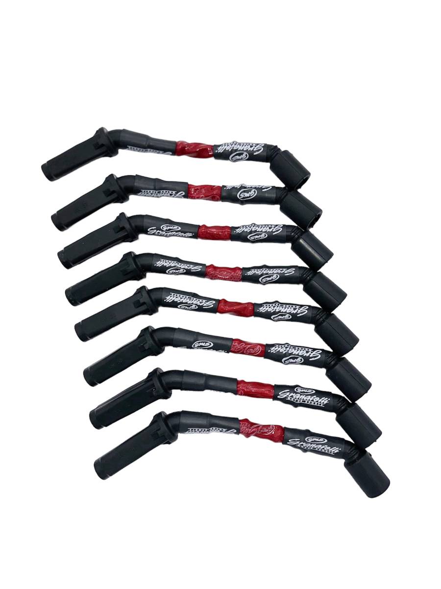 Granatelli "0 ohm" High Performance Spark Plug Wires Red 28-1811HTR