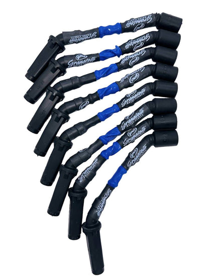 Granatelli "0 ohm" High Performance Blue Spark Plug Wires 28-1811HTBL