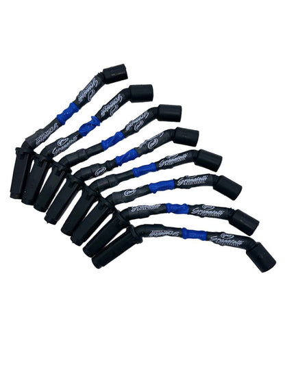 Granatelli "0 ohm" High Performance Blue Spark Plug Wires 28-1811HTBL