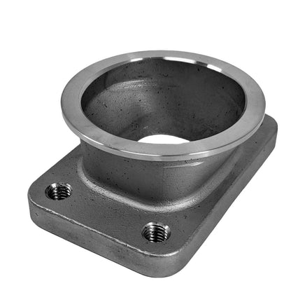 Granatelli Turbo Adapter, Cast. 2.5" V-Band to T3 Housing, Threaded