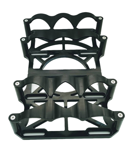 Granatelli (2) 6 Volt OPTIMA Battery Tray SET Black