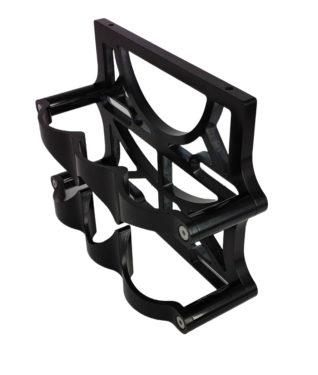 Granatelli 6 Volt OPTIMA Battery Tray - Billet Black