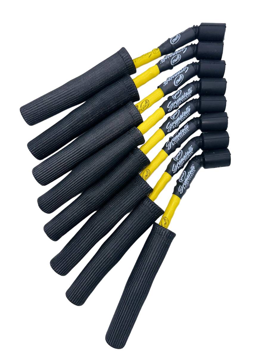Granatelli "0 ohm" High Performance Spark Plug Wires Yellow 28-1545HTYB