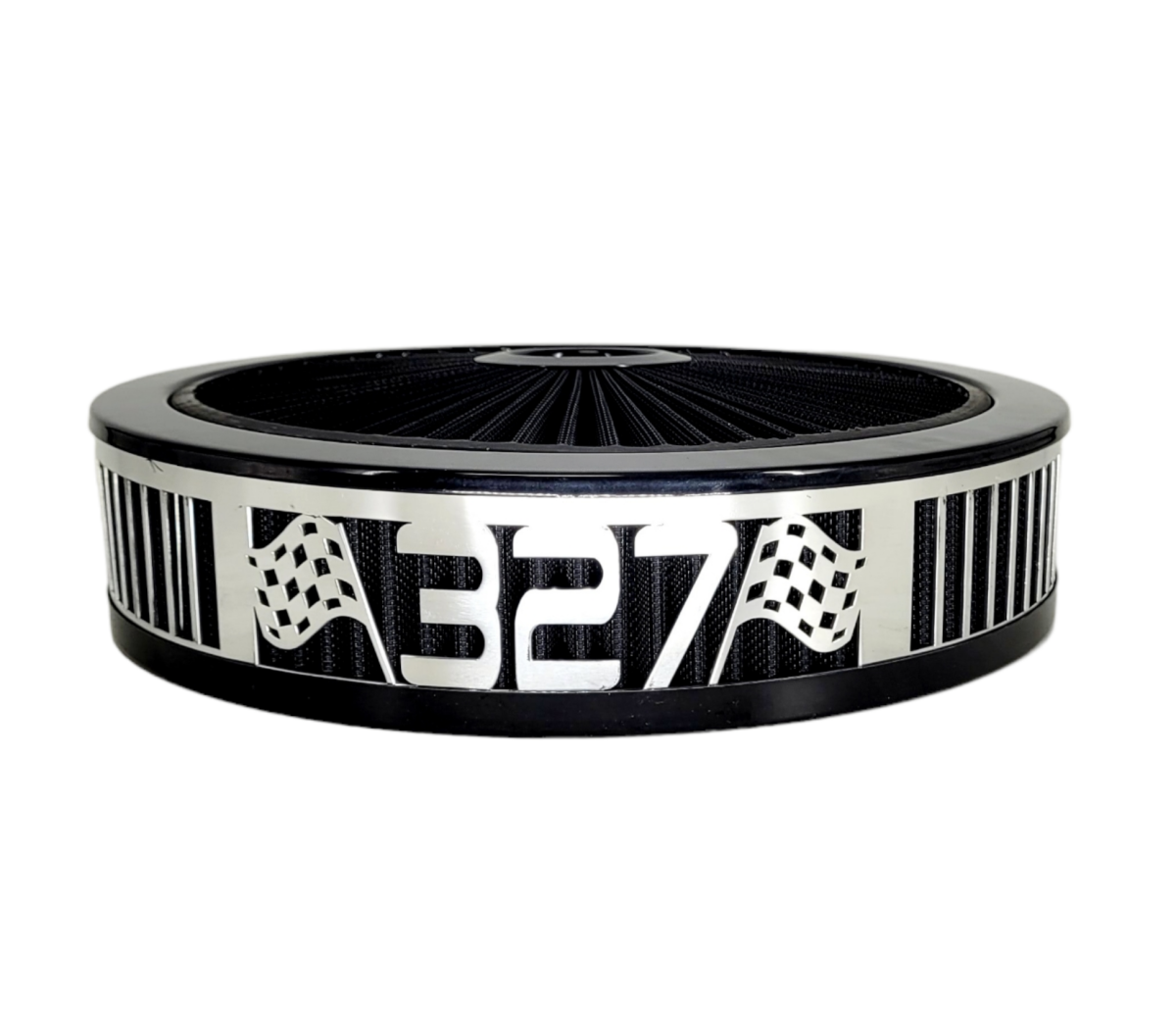 Granatelli Blingz Beauty Bandz Black Air Filter Assembly , 327
