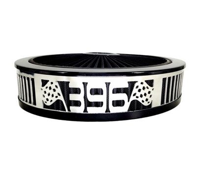 Granatelli Blingz Beauty Bandz Black Air Filter Assembly , 396