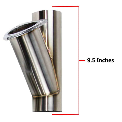 Granatelli Electronic Exhaust Cutout Kit 307525 - Stainless Steel Weld In Style : 2.50 inches