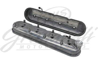 Granatelli LS Tall Valve Cover Polished Finish, 4.8, 5.3, 5.7, 6.0, 6.2, 7.0L, Pair