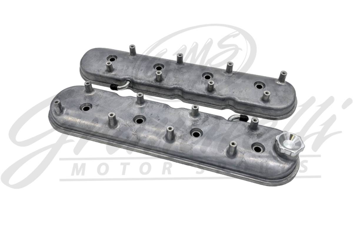 Granatelli LS Valve Cover Cast Finish, 4.8, 5.3, 5.7, 6.0, 6.2, 7.0L, Pair