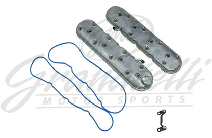 Granatelli LS Valve Cover Cast Finish, 4.8, 5.3, 5.7, 6.0, 6.2, 7.0L, Pair