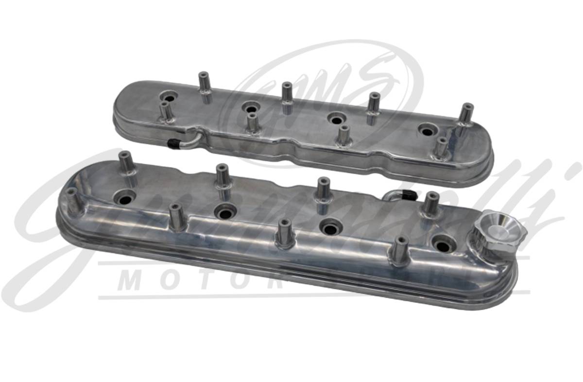 Granatelli LS Valve Cover Polished Finish, 4.8, 5.3, 5.7, 6.0, 6.2, 7.0L, Pair