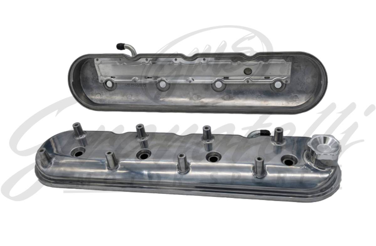 Granatelli LS Valve Cover Polished Finish, 4.8, 5.3, 5.7, 6.0, 6.2, 7.0L, Pair