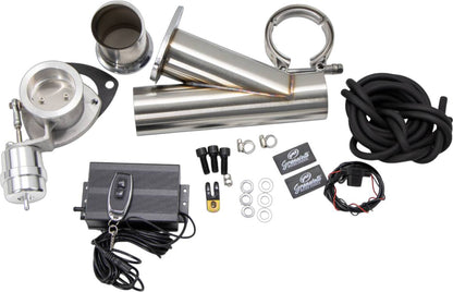 Granatelli Vacuum/Pressure Controlled Electronic Exhaust Cutout Systems - Stainless Steel Slip-Fit 309525K