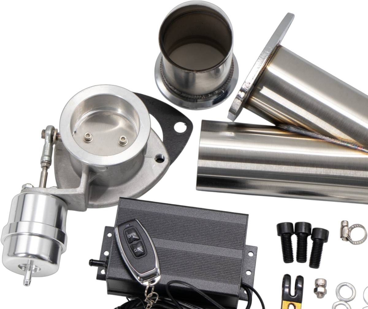 Granatelli Vacuum/Pressure Controlled Electronic Exhaust Cutout Systems - Stainless Steel Slip-Fit 309525K