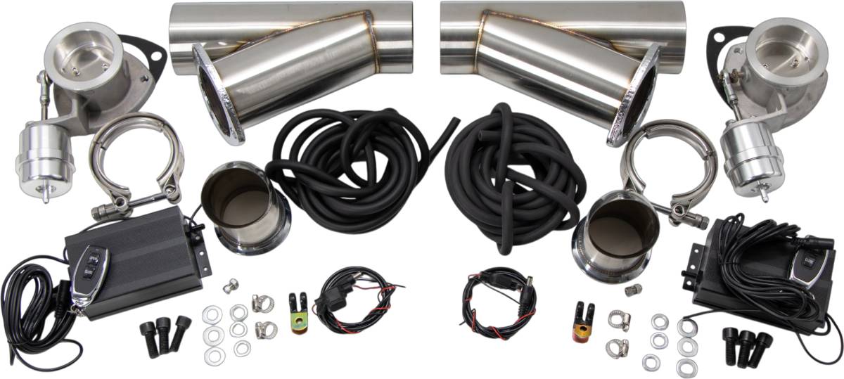 Granatelli Vacuum/Pressure Controlled Electronic Exhaust Cutout Systems - Stainless Steel Slip-Fit 309525K