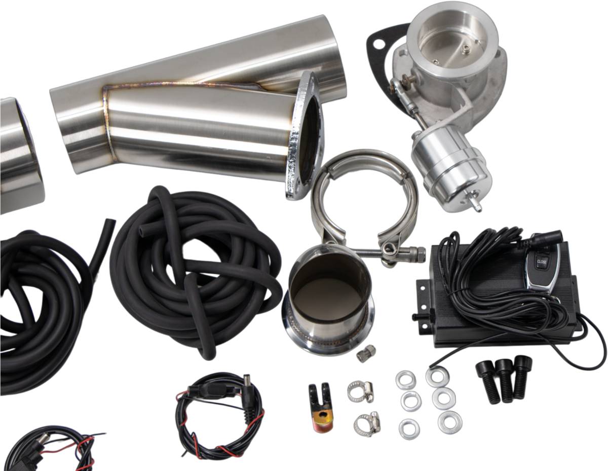 Granatelli Vacuum/Pressure Controlled Electronic Exhaust Cutout Systems - Stainless Steel Slip-Fit 309525K