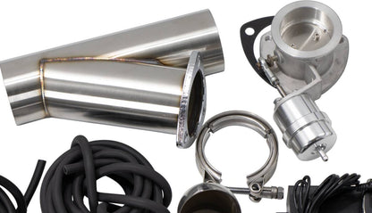 Granatelli Vacuum/Pressure Controlled Electronic Exhaust Cutout Systems - Stainless Steel Slip-Fit 309525K