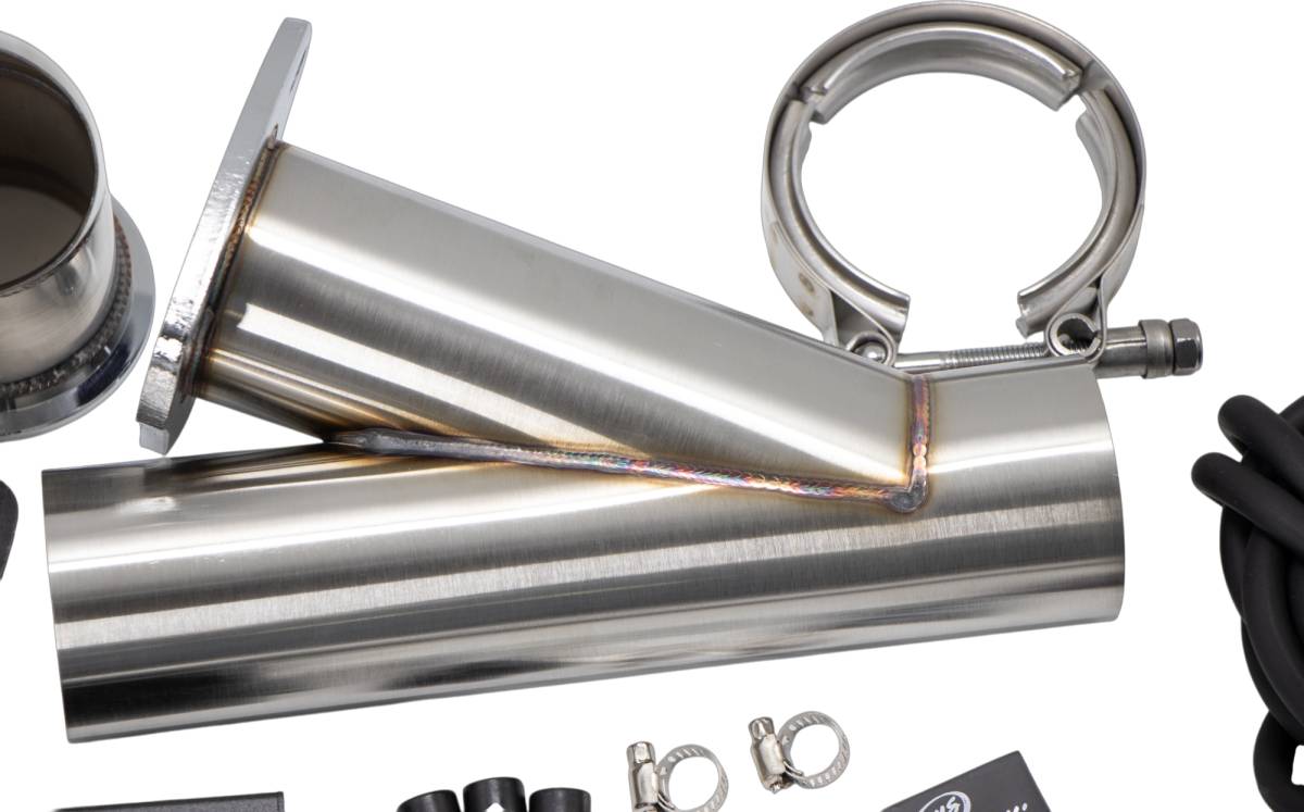Granatelli Vacuum/Pressure Controlled Electronic Exhaust Cutout Systems - Stainless Steel Slip-Fit 309525
