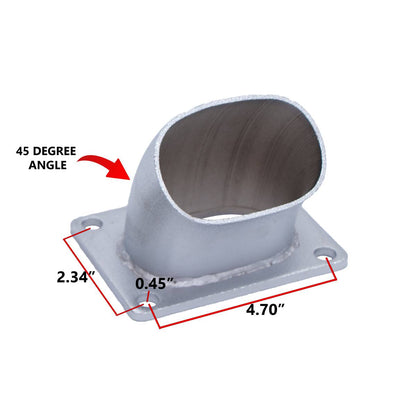 Granatelli Dual Electronic Exhaust Oval Cutout Kit 313530 - Stainless Steel Weld-In 3.00"