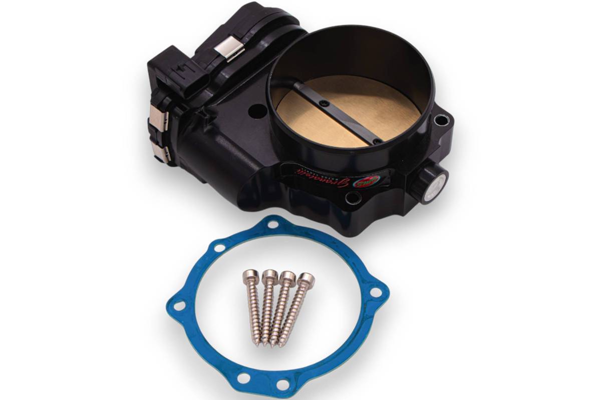 Granatelli Dodge Hemi Drive-By-Wire Billet Throttle Body Black GMTBHLCB