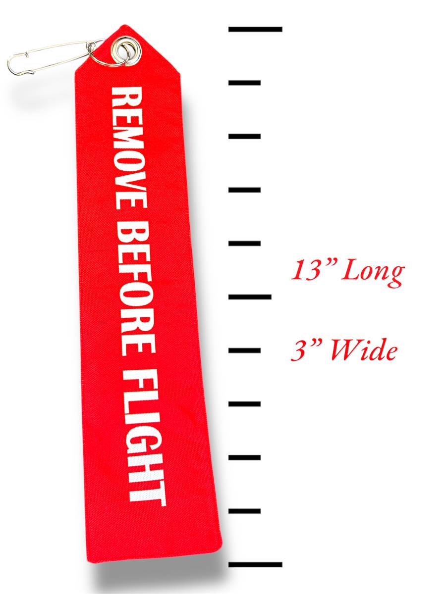 Granatelli Remove Before Flight' Parachute Pin - Safety Tag