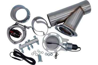 Granatelli Electronic Exhaust Cutout Kit 302535D - SS Slip-Fit