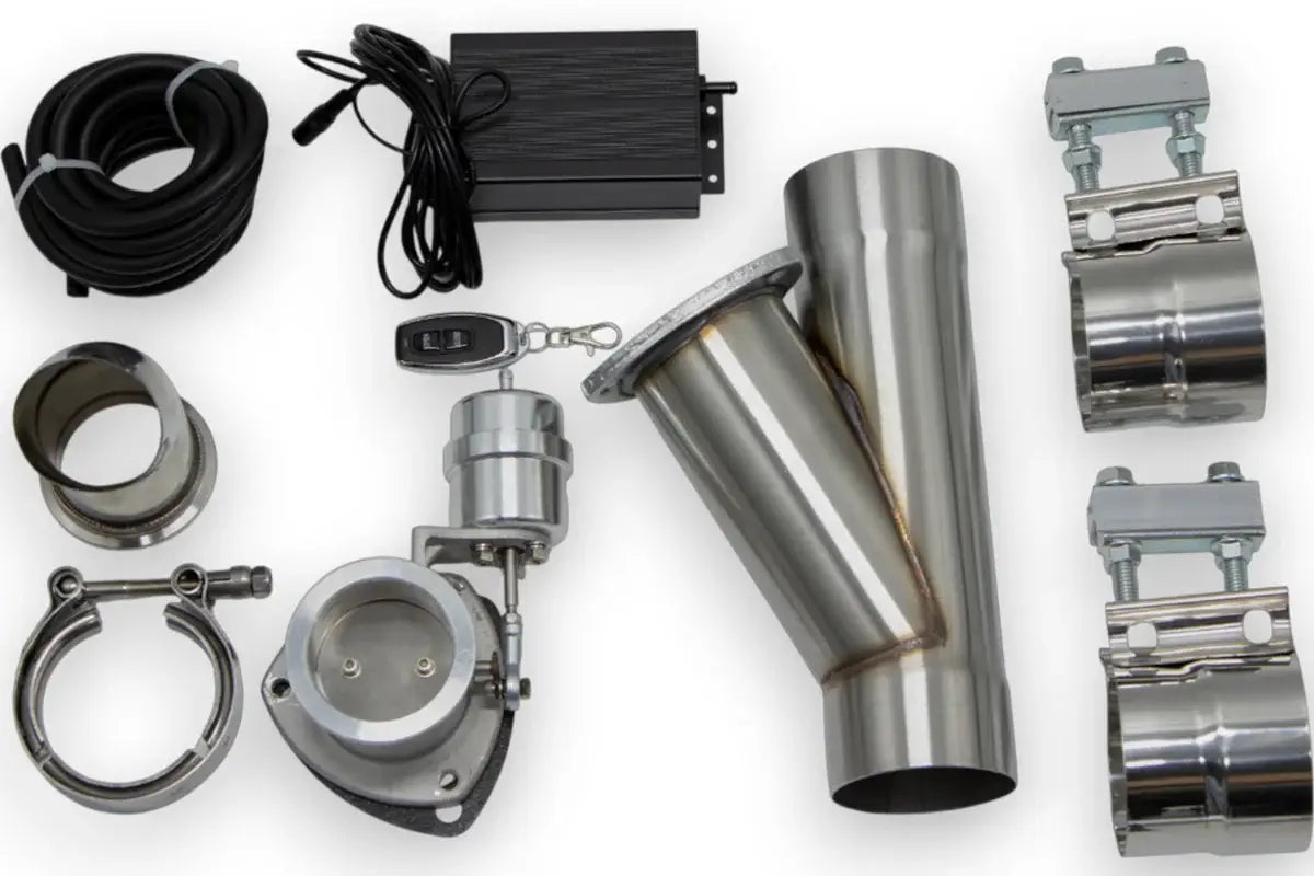 Granatelli Vacuum/Pressure Controlled Electronic Exhaust Cutout Systems - Stainless Steel Slip-Fit 309525