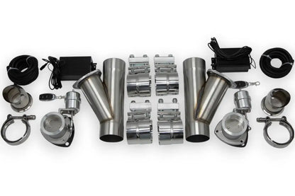 Granatelli Vacuum/Pressure Controlled Electronic Exhaust Cutout - Systems Stainless Steel Slip-Fit 309530K