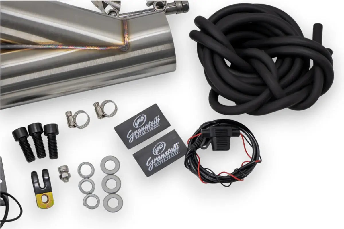Granatelli Vacuum/ Pressure Controlled Electronic Exhaust Cutout Systems - Stainless Steel Weld-In 309625
