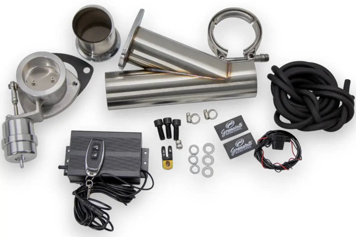 Granatelli Vacuum/ Pressure Controlled Electronic Exhaust Cutout Systems - Stainless Steel Weld-In 309625K