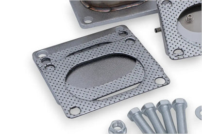 Granatelli Dual Electronic Exhaust Oval Cutout Kit 313530 - Stainless Steel Weld-In 3.00"
