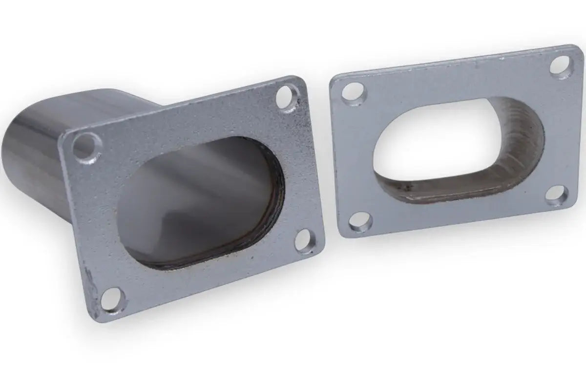Granatelli Dual Electronic Exhaust Oval Cutout Kit 313530 - Stainless Steel Weld-In 3.00"