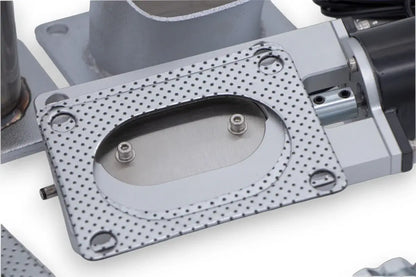 Granatelli Dual Electronic Exhaust Oval Cutout Kit 313530 - Stainless Steel Weld-In 3.00"